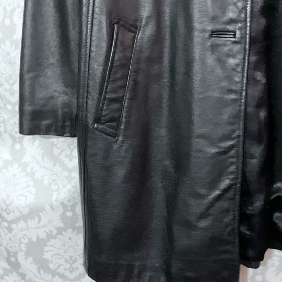 Vintage Dockers Leather Coat L - Picture 11 of 15